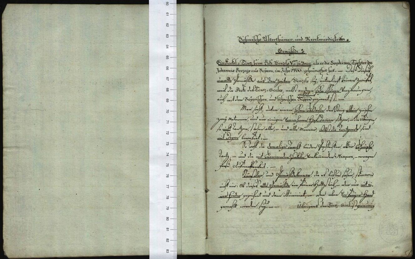 Náhledový obrázek Böhmische Alterthümer und Merckwürdigkeiten - 67