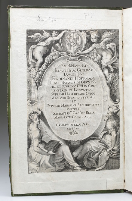 Náhledový obrázek Exlibris Ferdinanda Hoffmanna z Grünbüchlu a Střechova - 1