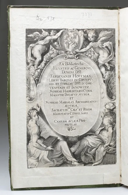Náhledový obrázek předmětu Exlibris Ferdinanda Hoffmanna z Grünbüchlu a Střechova