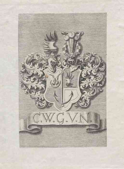 Náhledový obrázek Exlibris Kryštofa Václava z Nostic - 1