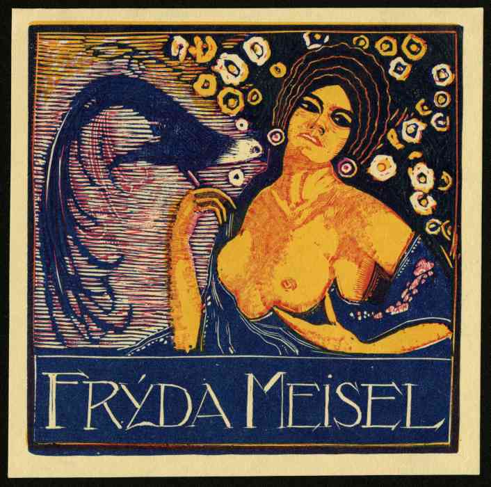 Náhledový obrázek Exlibris pro Frýdu Meisel - 1