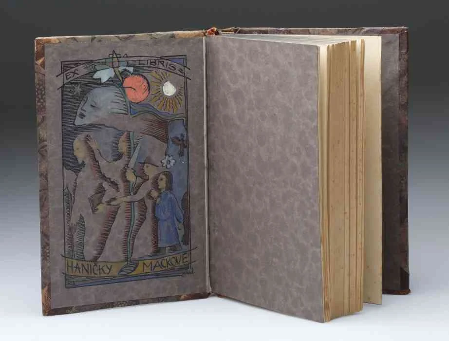 Náhledový obrázek předmětu Kreslené exlibris pro Annu Mackovou