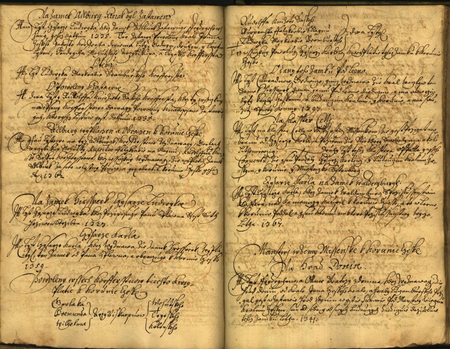 Náhledový obrázek Registrum desíti truhlic karlštejských s privilegii zemskými. - 144