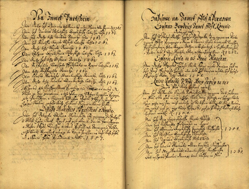 Náhledový obrázek Registrum desíti truhlic karlštejských s privilegii zemskými. - 127