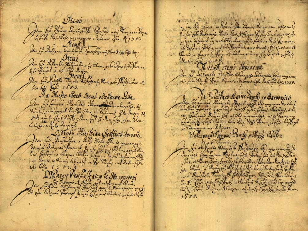 Náhledový obrázek Registrum desíti truhlic karlštejských s privilegii zemskými. - 121