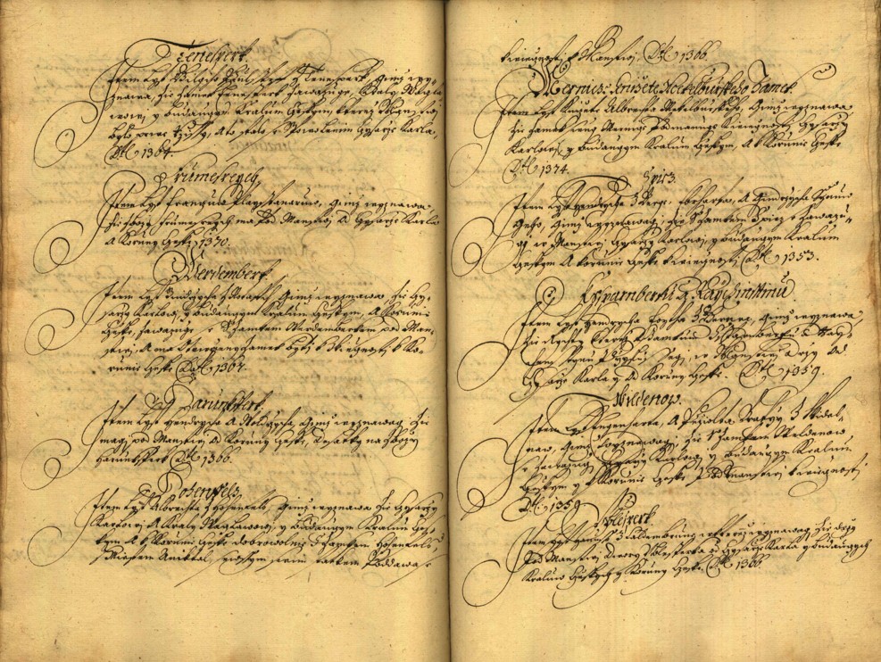 Náhledový obrázek Registrum desíti truhlic karlštejských s privilegii zemskými. - 94