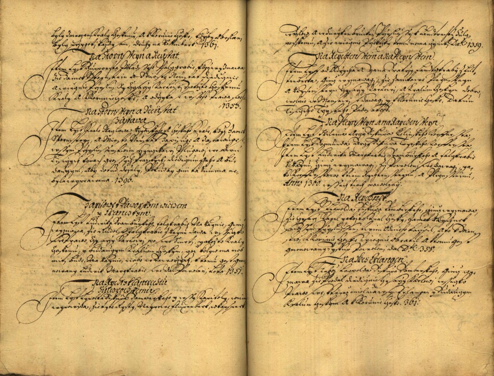 Náhledový obrázek Registrum desíti truhlic karlštejských s privilegii zemskými. - 130