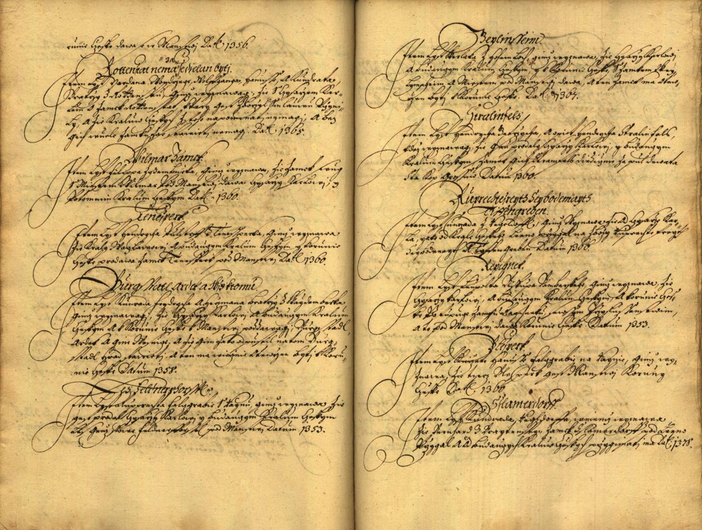 Náhledový obrázek Registrum desíti truhlic karlštejských s privilegii zemskými. - 137