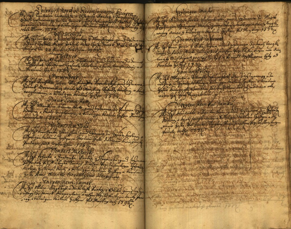 Náhledový obrázek Registrum desíti truhlic karlštejských s privilegii zemskými. - 167