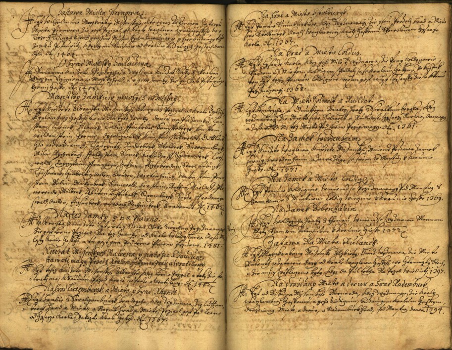 Náhledový obrázek Registrum desíti truhlic karlštejských s privilegii zemskými. - 146