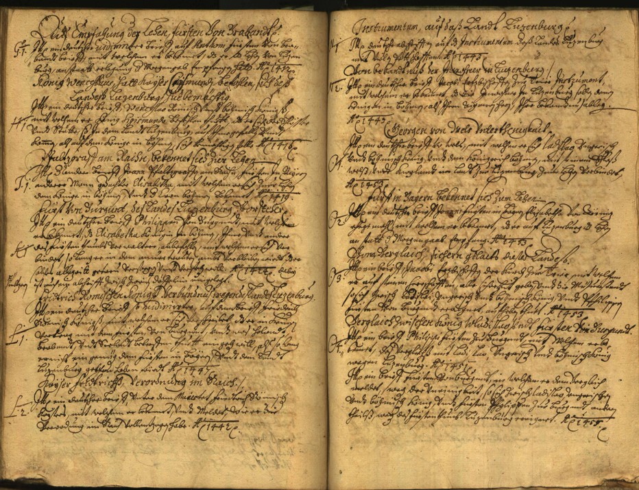Náhledový obrázek Registrum desíti truhlic karlštejských s privilegii zemskými. - 73