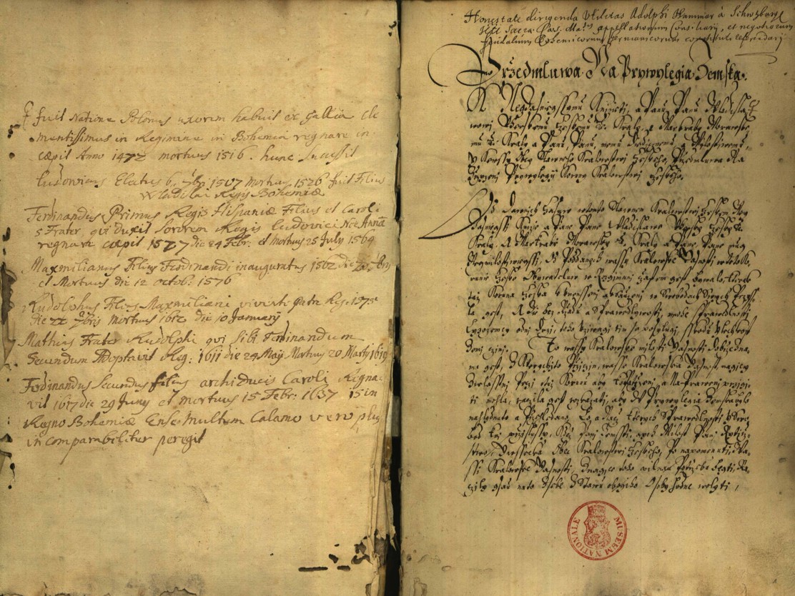 Náhledový obrázek Registrum desíti truhlic karlštejských s privilegii zemskými. - 92