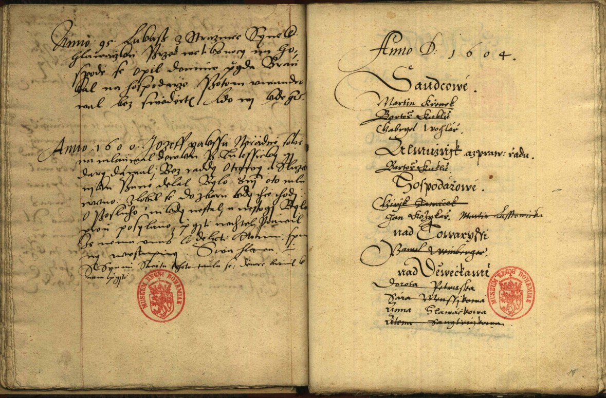 Náhledový obrázek Regstra zboru Ewančického, Obnowená Léta páně 1600 na podzym - 20