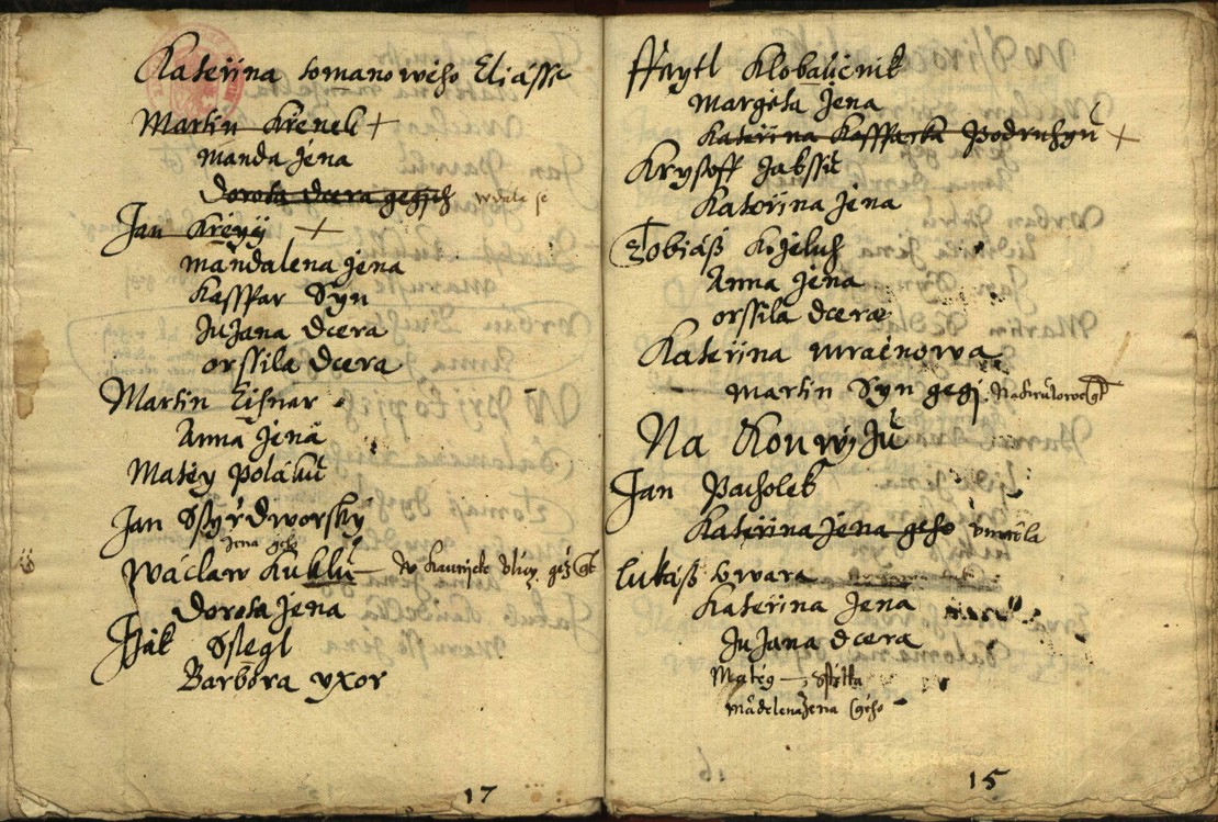 Náhledový obrázek Regstra zboru Ewančického, Obnowená Léta páně 1600 na podzym - 29