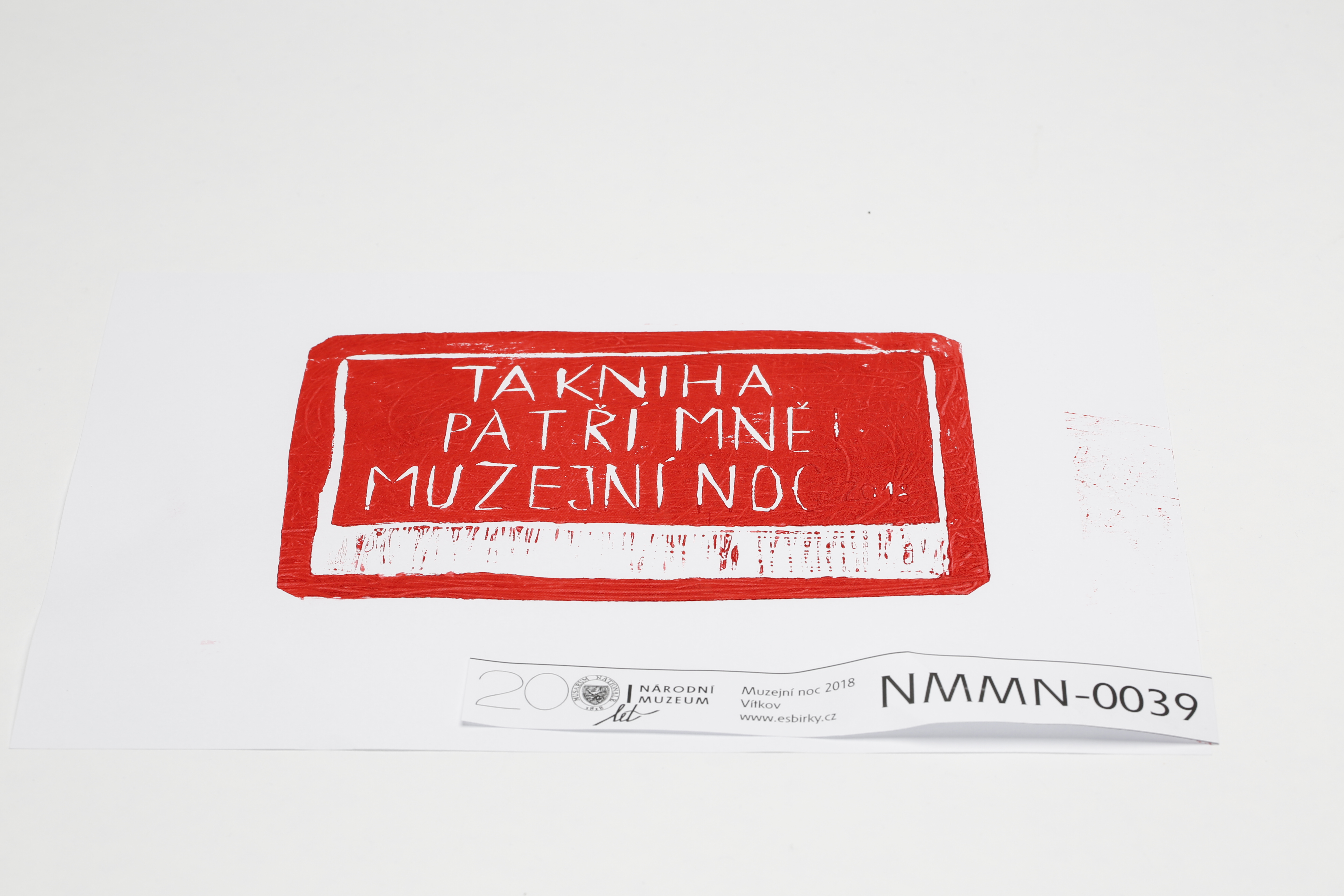 Náhledový obrázek Exlibris papír - 1