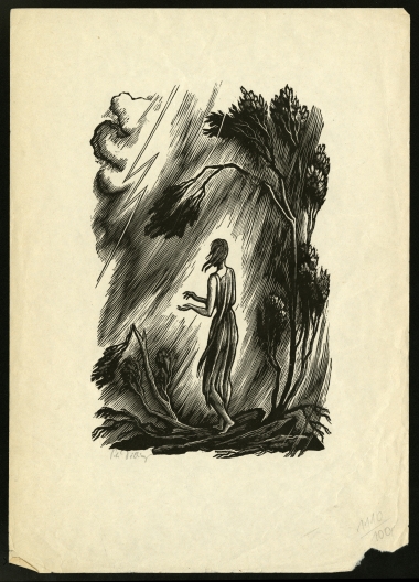 Náhledový obrázek Ilustrace - Babička - 1