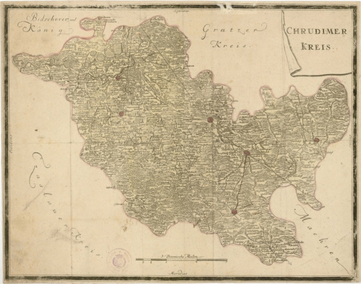 Náhledový obrázek Chrudimer Kreis - mapa - 1