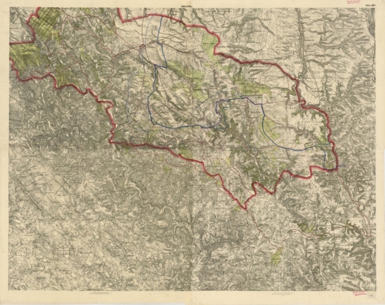 Náhledový obrázek Poličsko zábor - mapa - 1