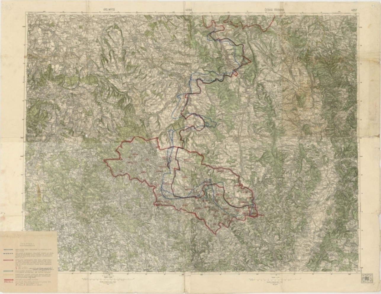 Náhledový obrázek Poličsko zábor - mapa - 1