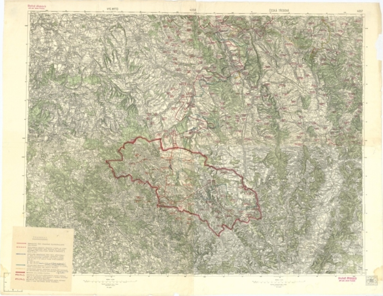 Náhledový obrázek Poličsko zábor - mapa - 3