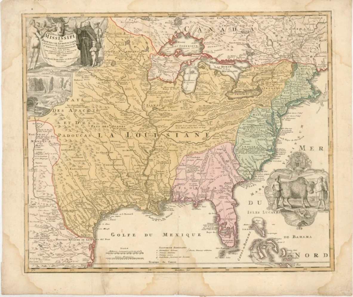 Náhledový obrázek předmětu Mapa východního pobřeží severní Ameriky - mapa