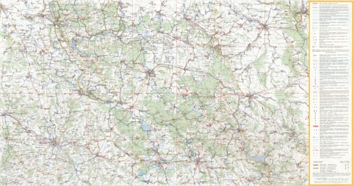 Náhledový obrázek Žďárské vrchy - mapa - 1