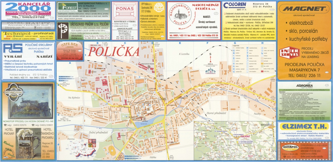 Náhledový obrázek Polička Bystré - plán - 1