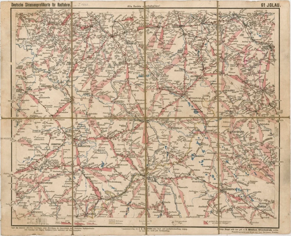 Obrázek Jihlavsko cyklistická mapa - Mapa