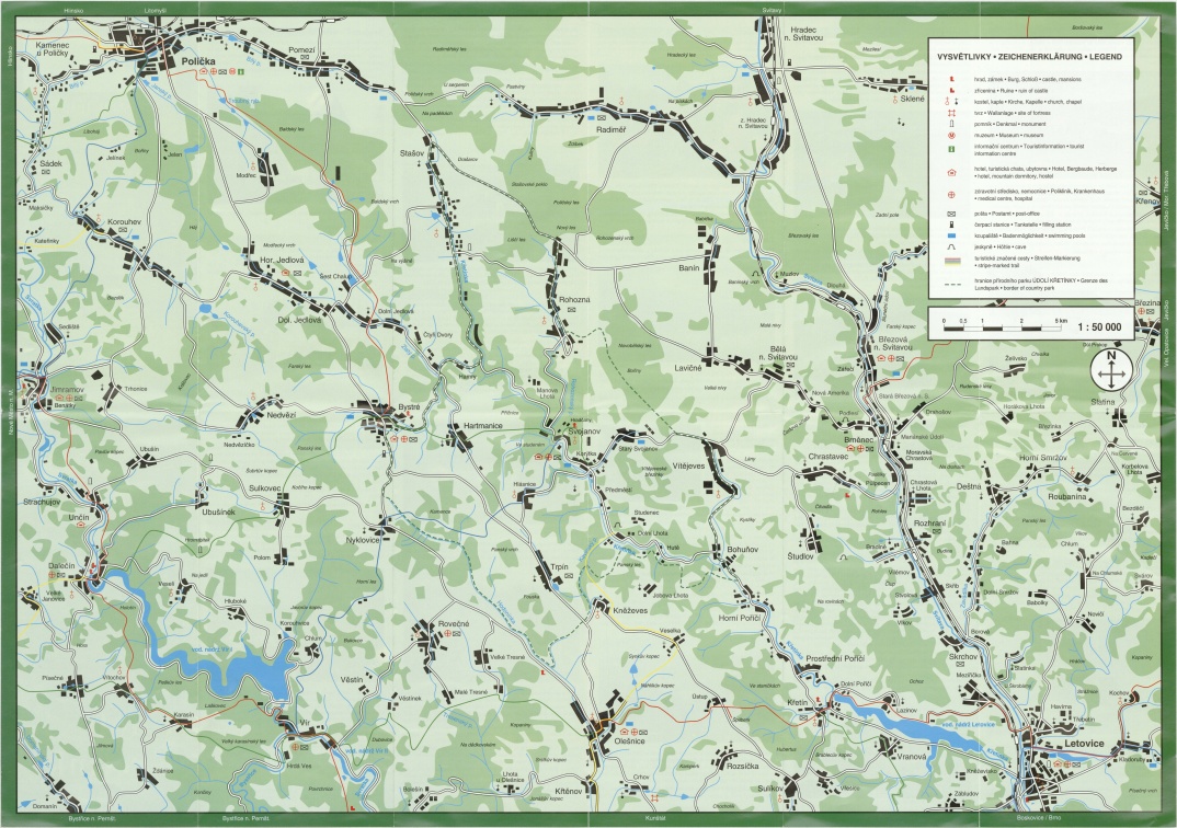 Náhledový obrázek Údolí Křetínky - Mapa - 1
