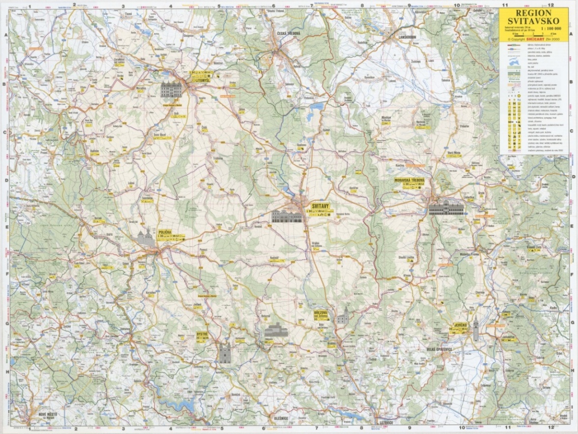 Náhledový obrázek Region Svitavsko - Mapa - 1