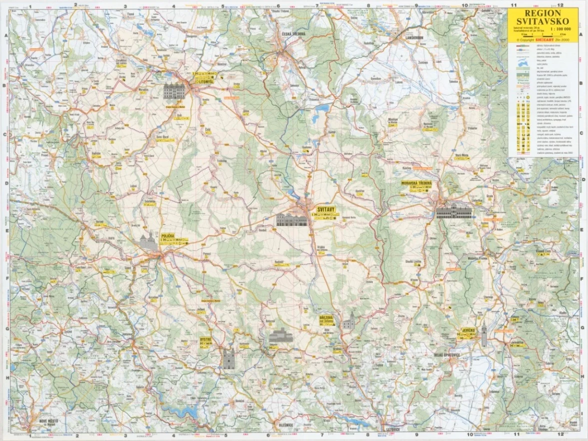 Obrázek Region Svitavsko - Mapa