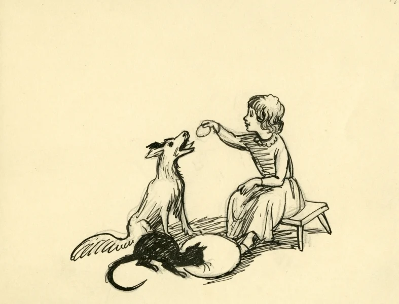 Obrázek Nepoužitá varianta ilustrace - Hvězdy nad Krasem