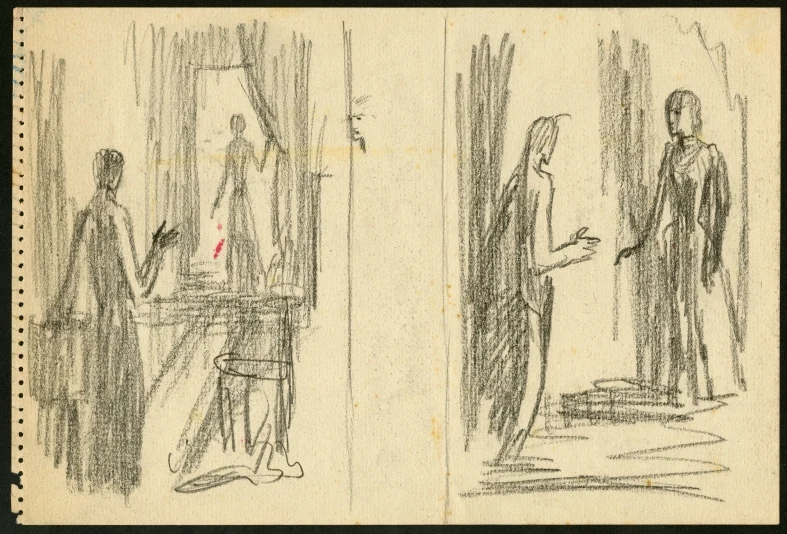 Obrázek Studie k ilustraci - Manželství herce Antonína