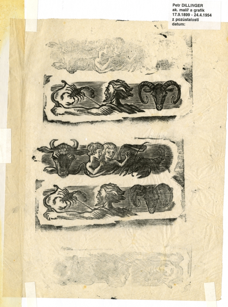 Náhledový obrázek Ilustrace - Ročenka československých knihtiskařů - 1