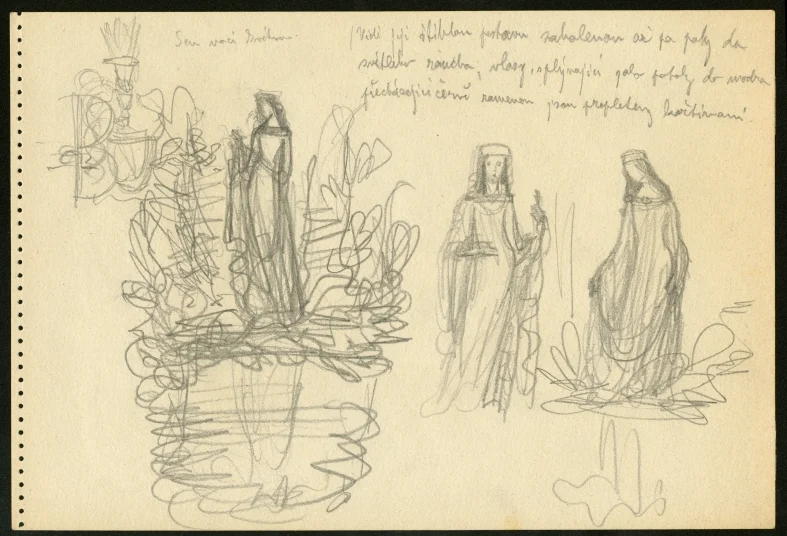 Obrázek Studie k ilustraci - Tři zlaté poháry