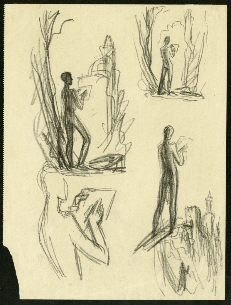 Obrázek Studie k ilustraci - Máj