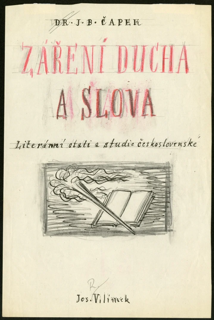 Obrázek Studie k obálce - Záření ducha a slova
