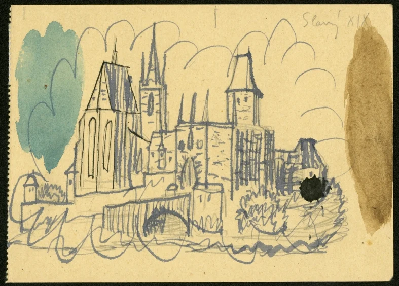 Obrázek Studie k ilustraci - Z letopisů a kronik