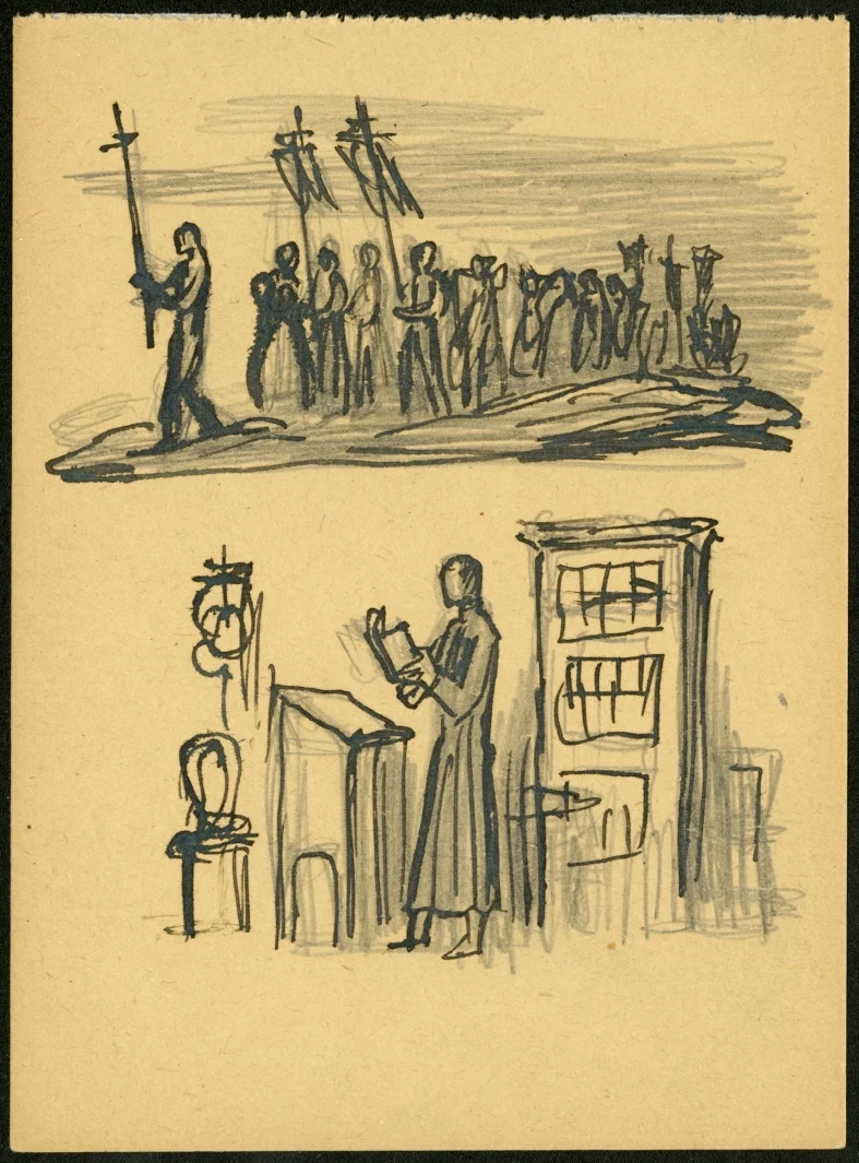 Obrázek Studie k ilustracím - Z letopisů a kronik