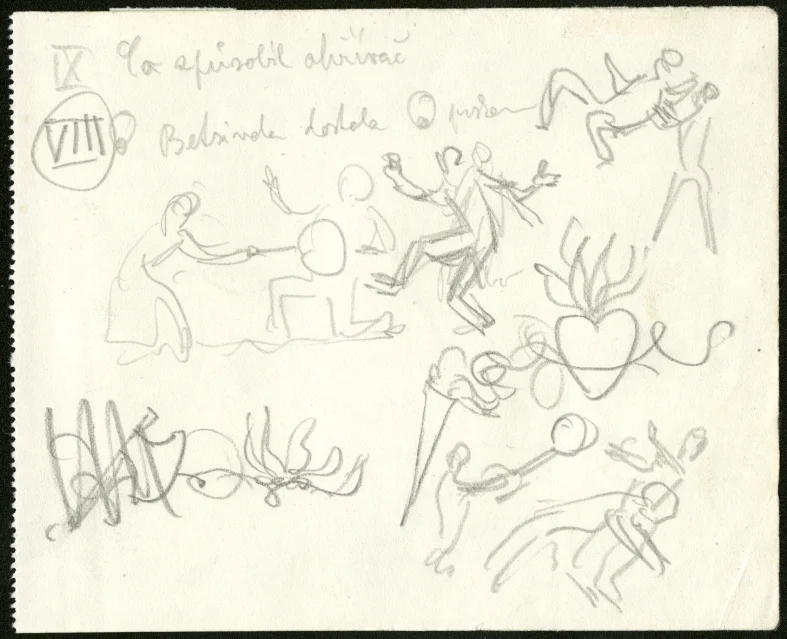 Obrázek Studie k ilustracím - Růže a prsten