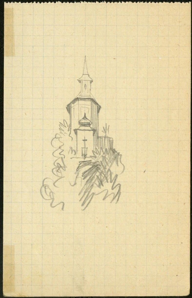 Obrázek Studie k ilustraci - Korouhev práce