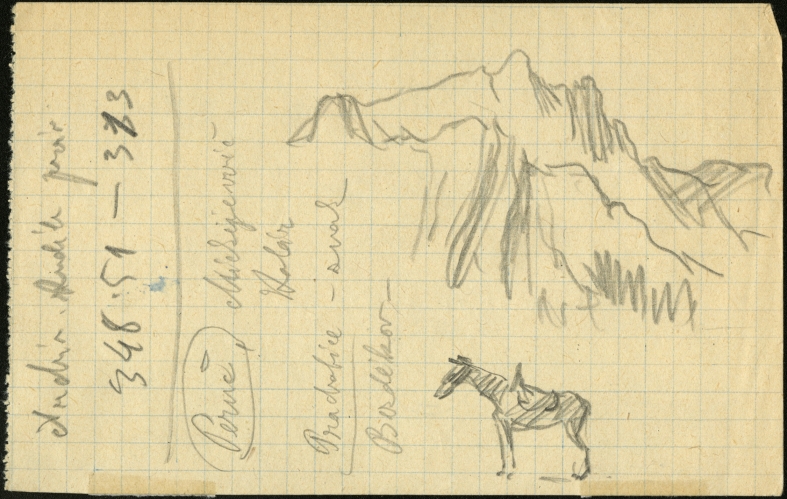 Náhledový obrázek Studie k ilustraci - Korouhev práce - 1