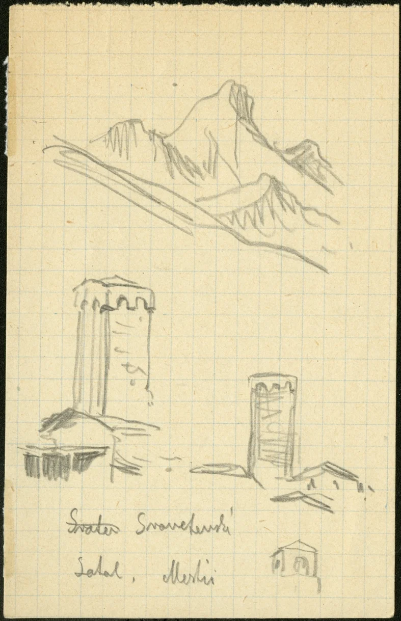 Obrázek Studie k ilustraci - Korouhev práce