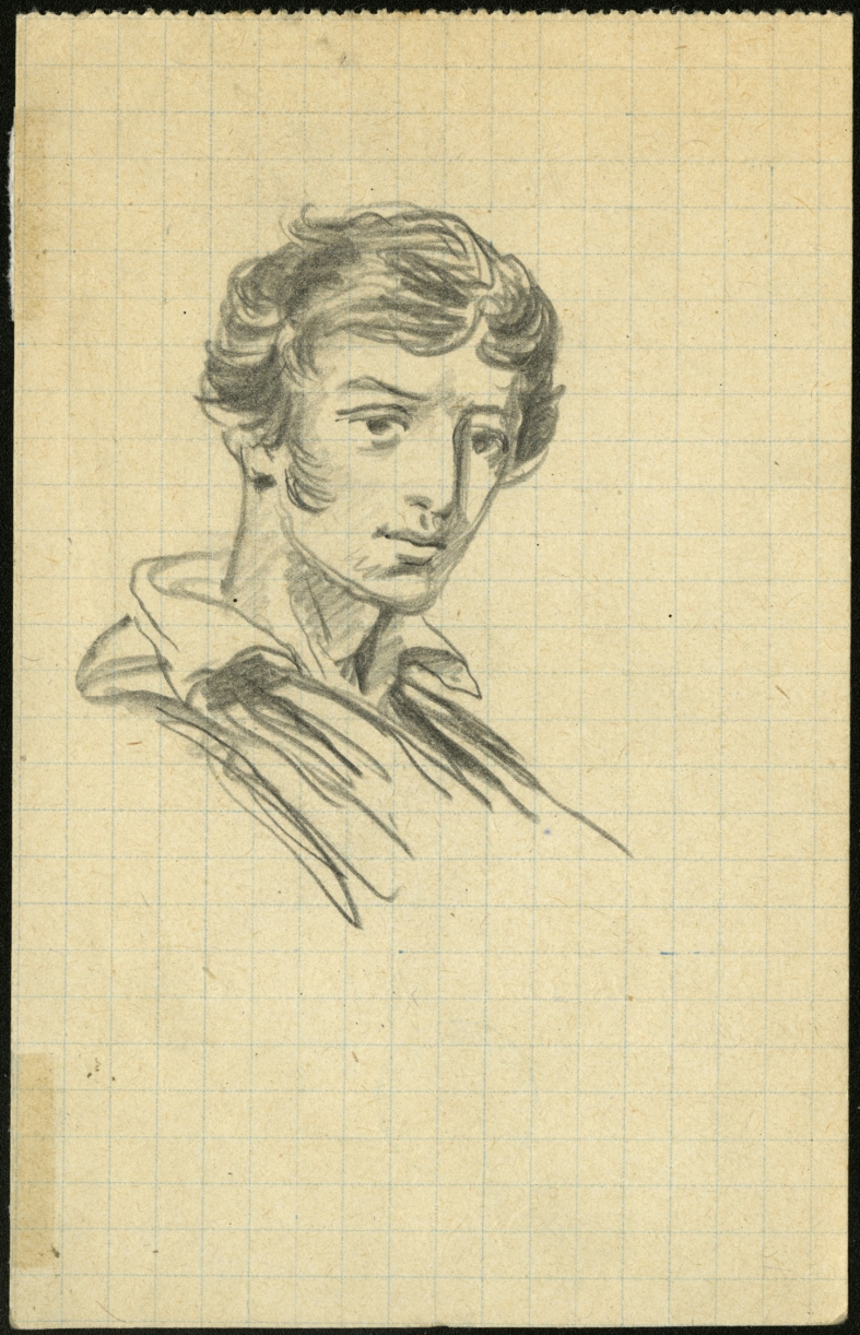 Náhledový obrázek Studie k ilustraci - Korouhev práce - 1