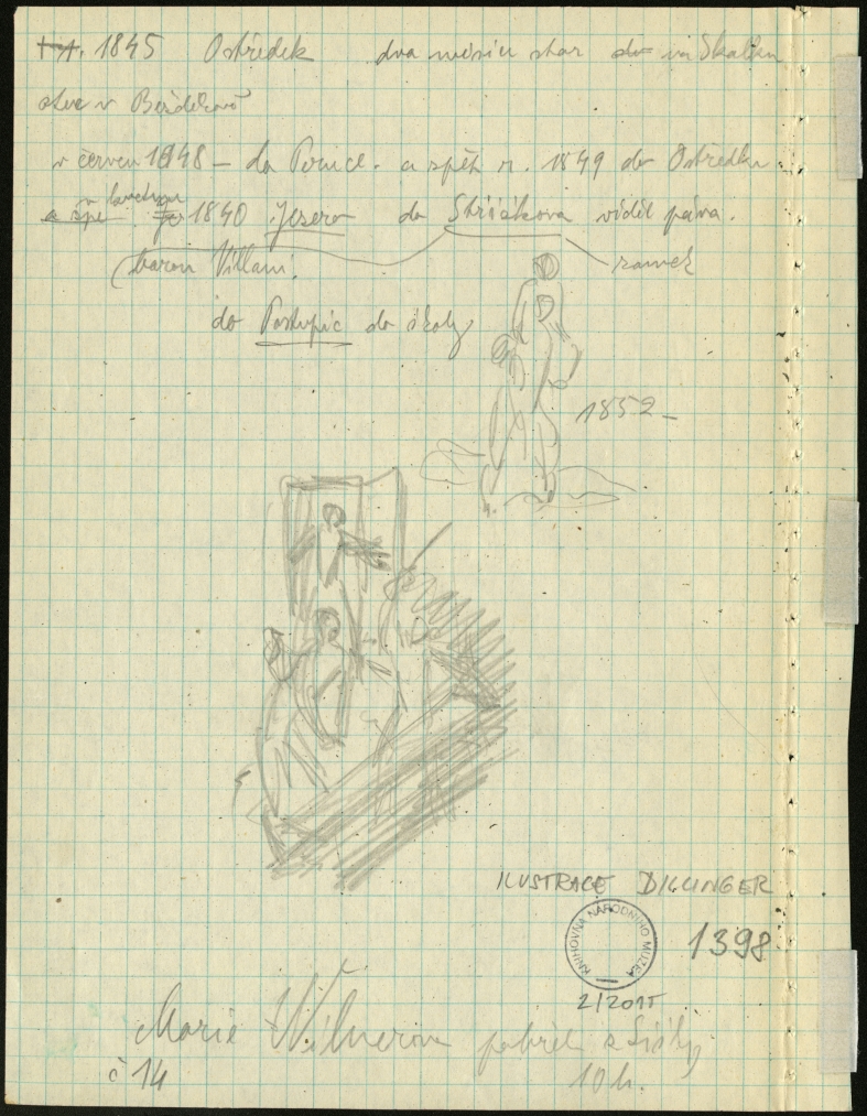 Náhledový obrázek Studie k ilustracím - Korouhev práce - 2