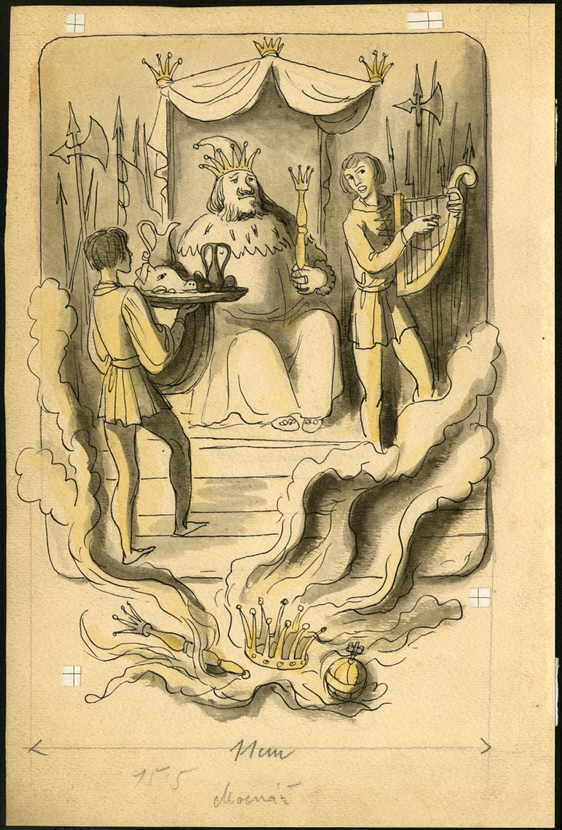 Náhledový obrázek Ilustrace - Korouhev práce - 1