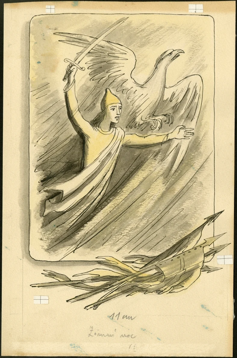Obrázek Ilustrace - Korouhev práce