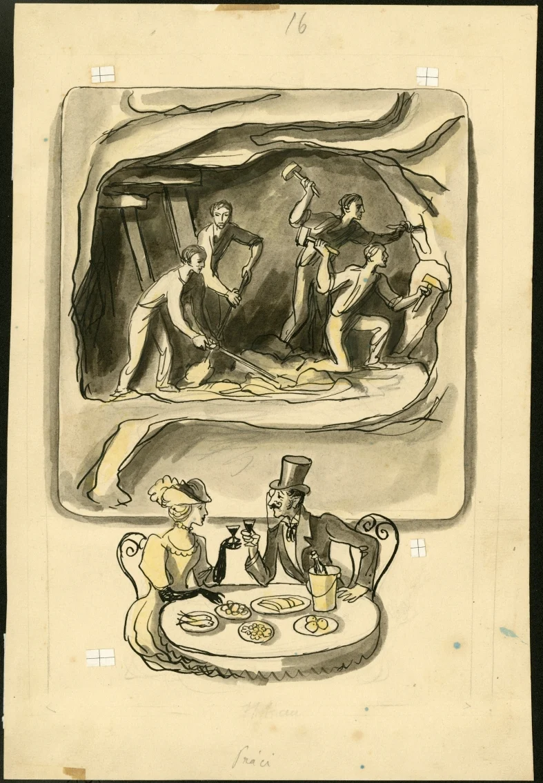 Obrázek Ilustrace - Korouhev práce