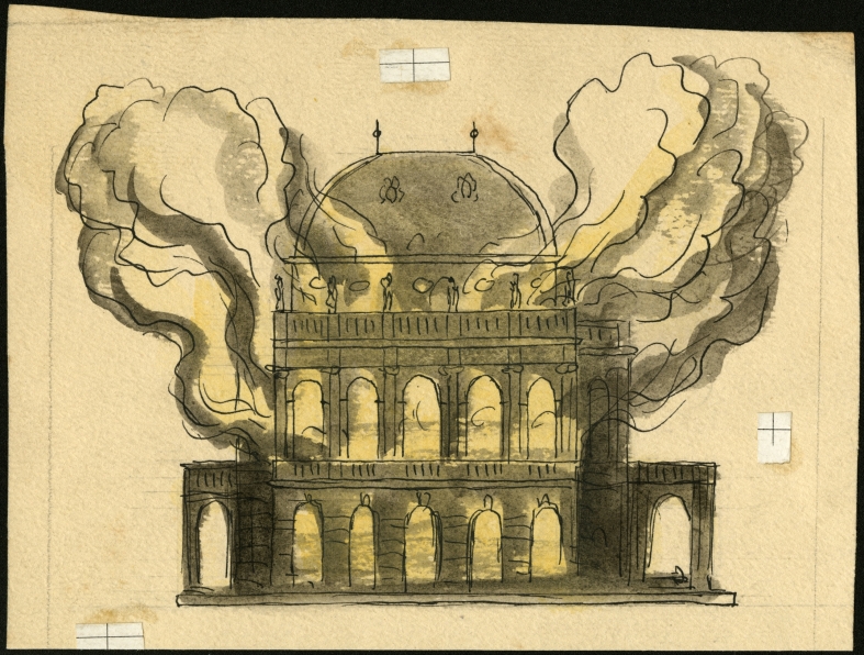 Náhledový obrázek Nepoužitá ilustrace - Korouhev práce - 1