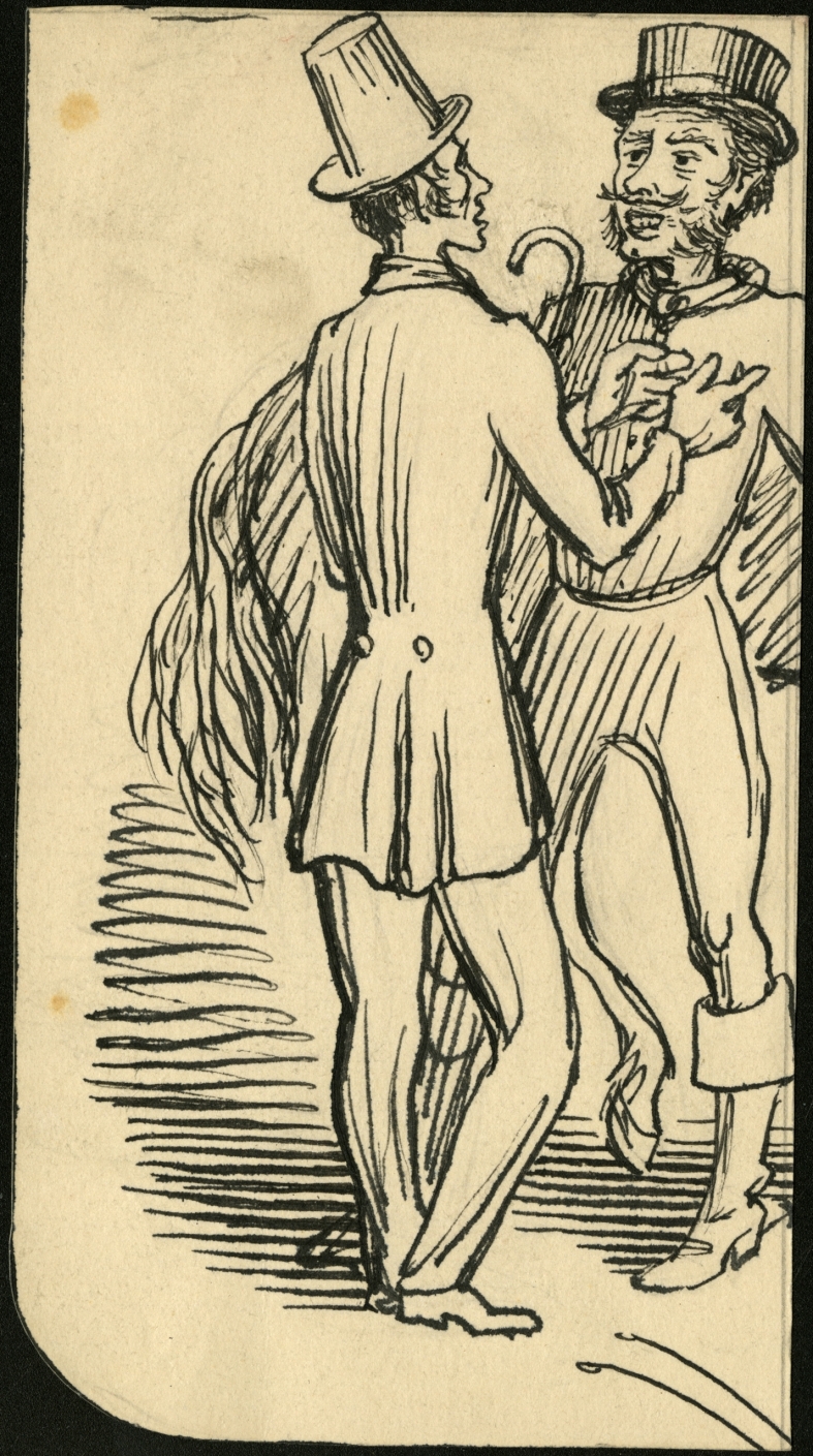 Náhledový obrázek Studie k ilustraci - Malá Dorritka - 1